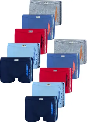 Produktbild von 10 Jungen Boxershorts Unterhosen aus Baumwolle - Mood 152-158 (12-13 Jahre)