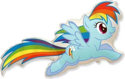 Obrázok produktu pre Fóliový balónik - Rainbow Dash Pony