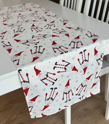 Produktbild von Tischläufer Weihnachten Tischdeko Tischband Tischdecke Tischdekoration 45x145 cm, Design:1