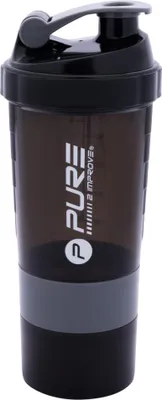 Obrázok produktu pre Fitness šejker 500ml sivý/čierny PURE 2 IMPROVE