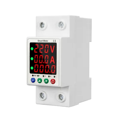 Produktbild von Automatischer Wiedereinschaltschutz, intelligenter Messschalter, LCD-Display, Wiedereinschaltschalter, ueberlast, ueberspannung, Unterspannung, Strombegrenzungsschutz, Leistungsschalter
