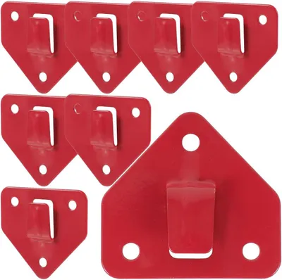 Imagen del producto de Soporte de pared para extintor, soporte triangular robusto, tamaño compacto, para montaje en pared