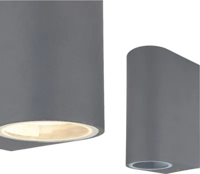 Zdjęcie produktu dla GLOBO 34163-2, Aluminium, Szkło, I, IP44, GU10, 35 W, 230 V
