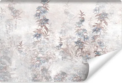Zdjęcie produktu dla Fototapeta Ścienna Abstrakcja Kwiaty Natura Beton Mural 450x300cm