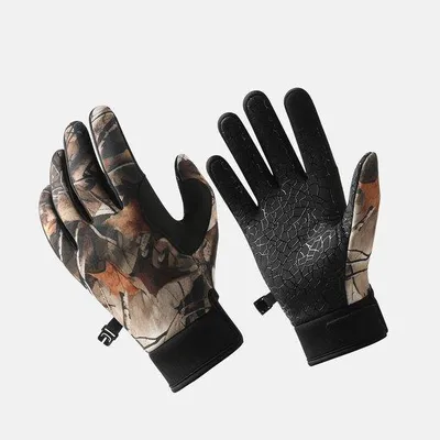 Produktbild von Winterhandschuhe mit Touchscreen - Faltbare Fahrradhandschuhe - Klimaanpassbare Motorradhandschuhe