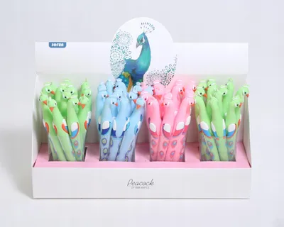 Produktbild von Fineliner Pfau Bunt - Lustiger Kinderstift für Schule & Freizeit - Kreatives Schreiben
