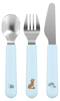 Produktbild von Mepal - Kinderbesteck 3-teiliges Set Mio Little Dutch - Forest Friends