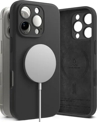 Zdjęcie produktu dla Etui Ringke Silicone MagSafe DO iPhone 16 Pro Max Czarne