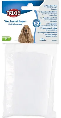 Zdjęcie produktu dla Wkłady Trixie chłonne do paska brzusznego dla psów M 10 szt.