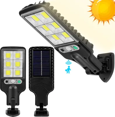 Produktbild von Solarleuchte Straßenleuchte 2 Stück Außen Garten Solarleuchte,Außen-Wandleuchte 3 Modi,Bewegungssensor,Wasserdicht