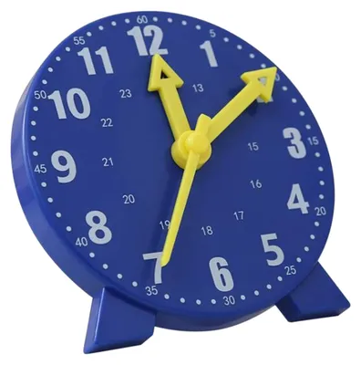 Produktbild von Uhr, Lehrmittel, Lernmodell, Spielzeug, Grundschüler, Kinder, kognitives Zeitwerkzeug, Blau