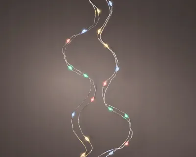 Imagen del producto de Luces de Navidad LED multicolores, de 2,95 metros