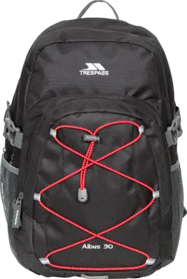 Immagine prodotto di Zaino Trespass Albus 30 Litri per il tempo libero TP2936 (Taglia unica) (Nero/Rosso)