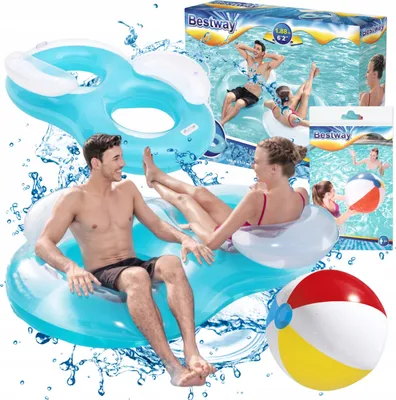 Produktbild von Bestway | Luftmatratzen - Doppelwasserrad - XXXL - für 2 Personen - Stabil und Komfortabel
