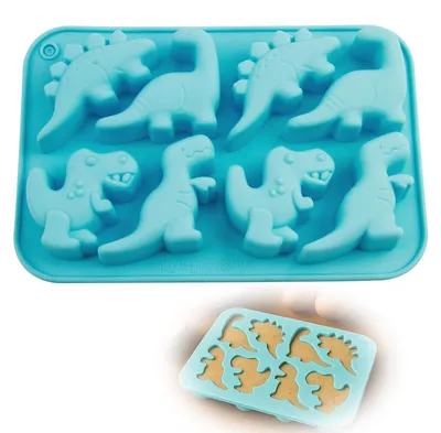 Produktbild von Silikonform Dino Kuchenform 3D Ausstecher lebensmittelecht hitzebeständig