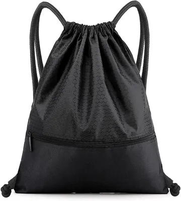 Produktbild von Sportbeutel mit Kordelzug - 43 x 50 cm - Wasserabweisend - Polyester - Schwimmtasche - für Sport, Freizeit und Schwimmbad