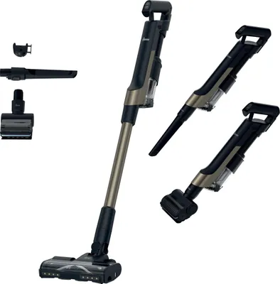 Immagine prodotto di Hoover HF210PP 011 Aspirapolvere a bastone 2 in 1 Batteria Secco EPA Senza sacchetto 1 L 165 W Nero, Oro