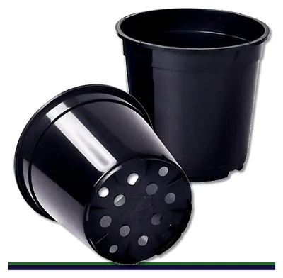 Produktbild von 50 x Anzuchttopf Pflanztopf 4 L schwarz Ø 20 cm x 19 cm Blumentopf Blumenkübel Pflanztöpfe