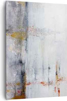 Produktbild von Bild auf Leinwand - Leinwandbild - Einteilig - Abstraktion weiß verschwommen - 70x100cm - Wand Bild - Wandbilder - Leinwanddruck - Wanddekoration - Leinwand bilder - Wandbild - PA70x100-4535