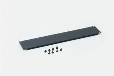 Produktbild von 19-Zoll Blindplatte 4HE, schwarz, mit Kunststoffstöpsel