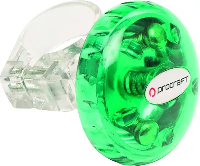 Produktbild von Procraft Klingel Fun kompakt grün - laute Fahrradklingel mit Spaßfaktor