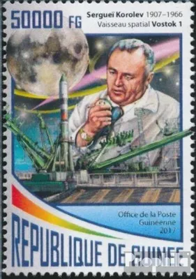 Produktbild von Briefmarken Guinea 2017 Mi 12729 (kompl. Ausgabe) postfrisch Sergej Koroljow