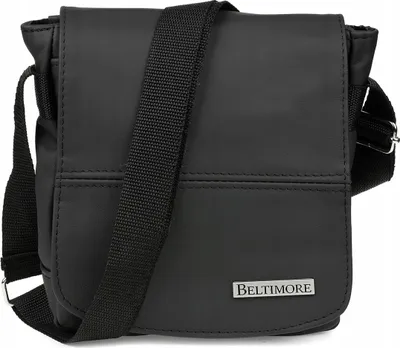 Produktbild von Kleine Herrentasche mit Überschlag, Echtleder, Beltimore