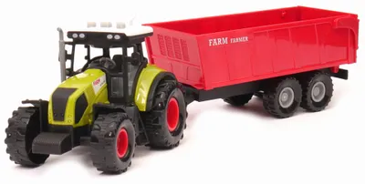 Obrázek produktu pro Hračkový traktor Dromader s přívěsem, výška 30 cm