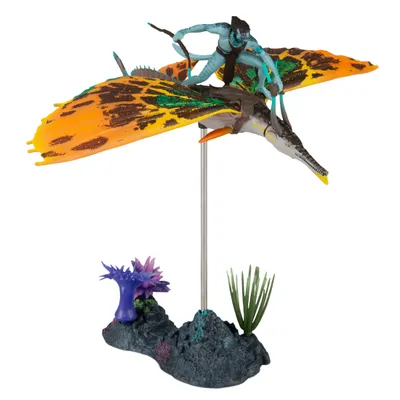 Produktbild von McFarlane Toys Avatar: The Way of Water Deluxe Large Actionfiguren Tonowari & Skimwing MCF16404