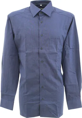 Produktbild von 31114 Marvelis, , Herren langarm Hemd, Popeline, marineblau, 40