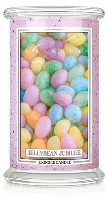 Obrázek produktu pro Kringle Candle Jellybean Jubilee, velká vonná svíčka, 2 knoty