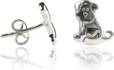 Produktbild von Ohrstecker 925 Sterling Silber mit Hündchen