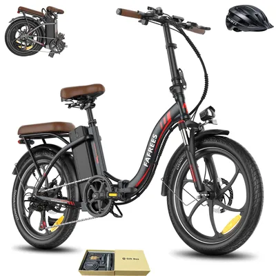 Produktbild von E-Bike Klappräder Rostbeständigkeit 20 Zoll Verbesserte Version 22,5 Ah bis zu 130 - 180 km Wasserdicht IP54 mit 7 Gang, Schwarz