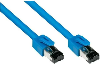 Produktbild von Cat 8.1 Patchkabel S/FTP halogenfrei 2000MHz 40Gbit/s blau