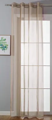 Produktbild von Ösenvorhang Transparent 145x140 cm Sand Gardine Stores Vorhang Wohnzimmer
