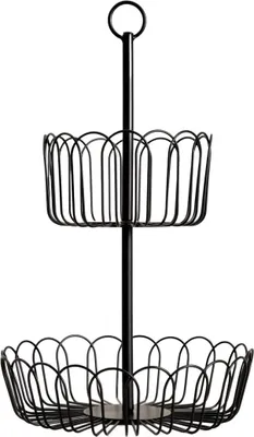 Produktbild von HOMLA WARDON Doppelstockkorb 28x47 cm