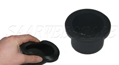 Obrázek produktu pro Gumový držák na sklenice a plechovky tlumící vibrace, černý, 1 kus