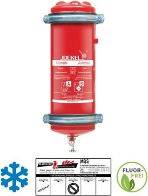 Produktbild von Jockel 6L Schaum Automatik-Feuerlöscher Auslösetemp. 79 °C fluorfrei inkl. Plakette