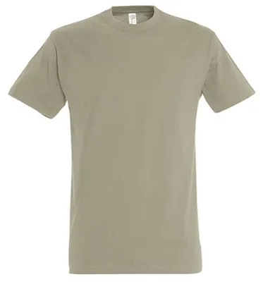Image de SOLS - T-shirt « Imperial » pour hommes/femmes unie, coton filé à l'anneau LT2562 (L) (kaki)