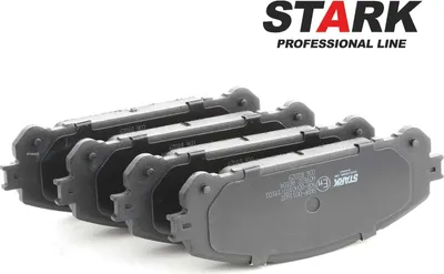 Produktbild von STARK SKBP-0011607 Bremsbeläge Satz Vorne für TOYOTA RAV 4 III (ACA3, ACE, ALA3, GSA3, ZSA3) für LEXUS RX (GYL1, GGL15, AGL10)