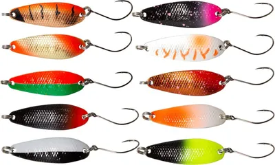 Produktbild von FTM Spoon Wheel 3,6g 3,8cm - Forellenblinker, Farbe:chartreuse-schwarz/chartreuse-schwarz