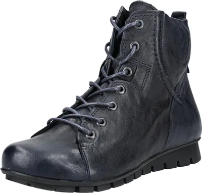 Produktbild von Think MENSCHA Damen Stiefeletten - bequeme Stiefelette blau Freizeit NEU