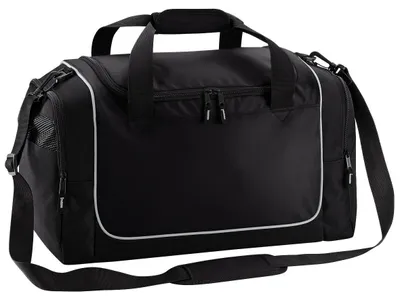 Productafbeelding van Quadra Teamwear Locker sporttas, 30 liter, model FK524 (één maat) (zwart/lichtgrijs)