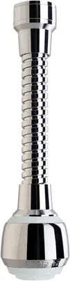 Productafbeelding van 1S Milady Handdouche voor wastafel - Keuken - Met flexibel rietje van messing - Italy - Straalregelaar - Verchroomde kraan - Wit
