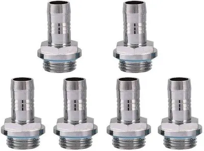 Image de Kit de drainage pour ordinateur, 6 pièces - 11 mm - Noir