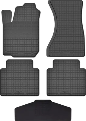 Produktbild von Gummi Fußmatten Set Für: Audi A8 D3 (2002-2009) Gummimatten Schwarz