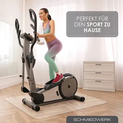 Produktbild von Fitnessmatte, Sportgeräte Bodenschoner, Bodenschutzmatte 120x60 cm Ideal für Fitnessgeräte, Sportgeräteschoner