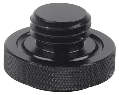 Image de Bouchon de remplissage d'huile moteur en alliage d'aluminium avec vis de fermeture, adapté pour Scrambler Street Cup Noir