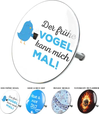 Produktbild von SANILO® Badewannenstöpsel, Der frühe Vogel