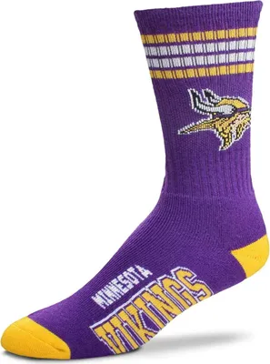 Produktbild von For Bare Feet - NFL Minnesota Vikings Graphic 4-Stripe Deuce Socken - Mehrfarbig : Mehrfarbig M Farbe: Mehrfarbig Größe: M